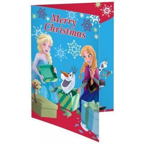 Κάρτα Χριστουγέννων Frozen 3σχ